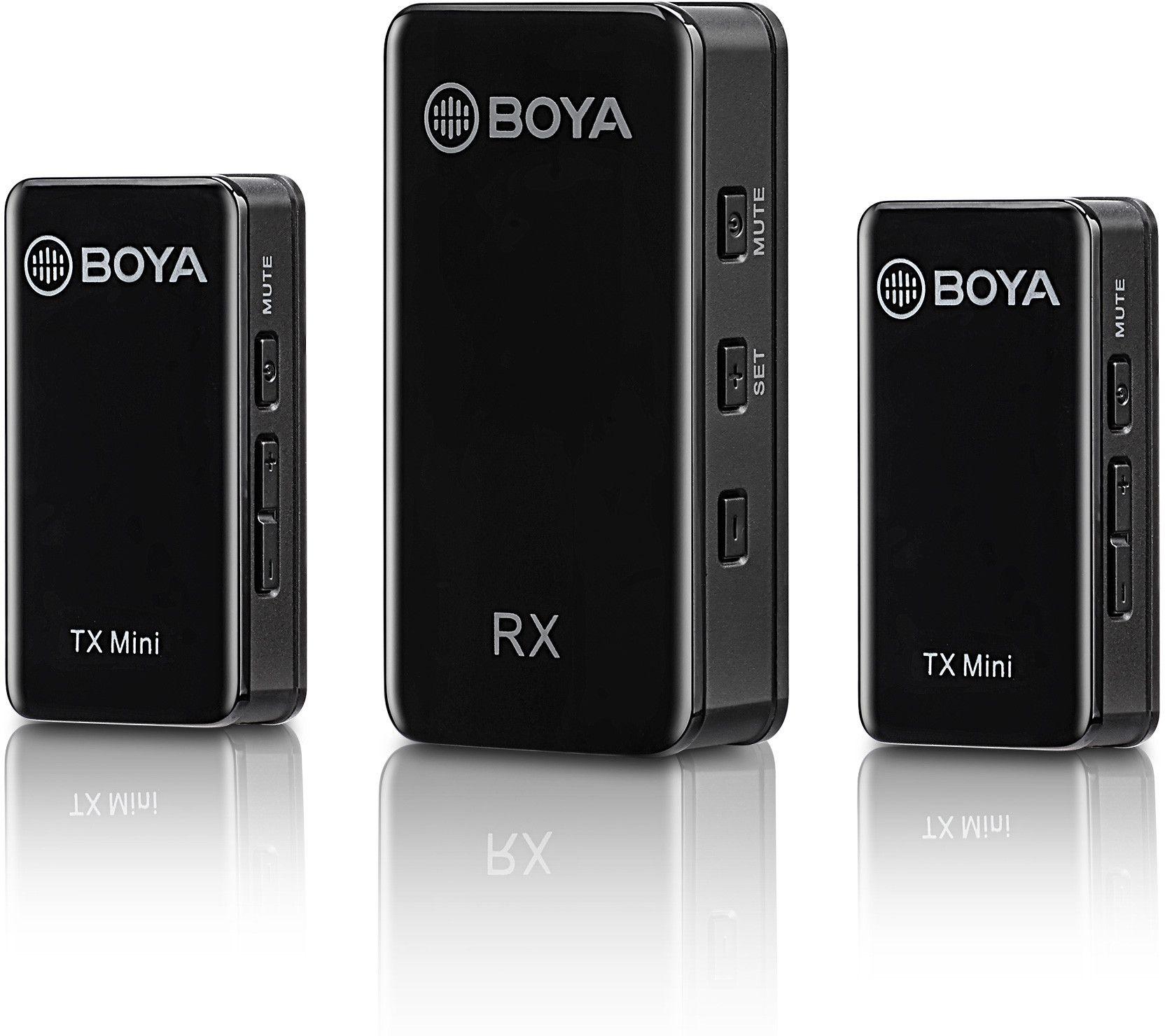 Boya Boya BY-XM6-S2 Mini 2x trådløs mikrofon 3,5mm