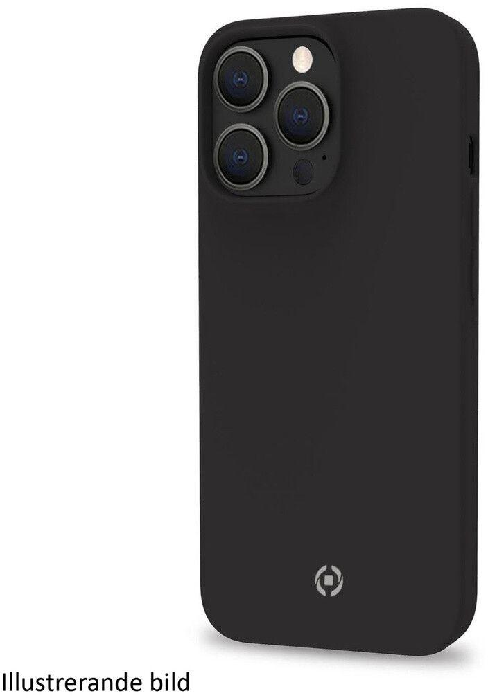Celly Celly Cromo mykt gummideksel (iPhone 15 Pro) - Svart