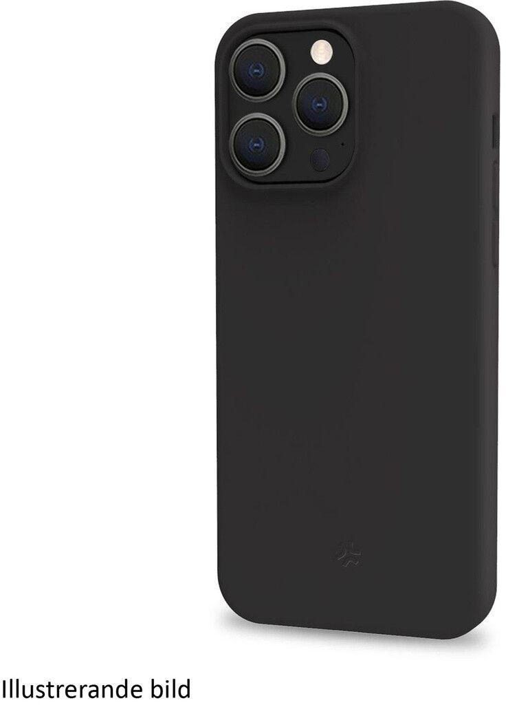 Celly Celly Cromo mykt gummideksel (iPhone 16 Pro) - Svart