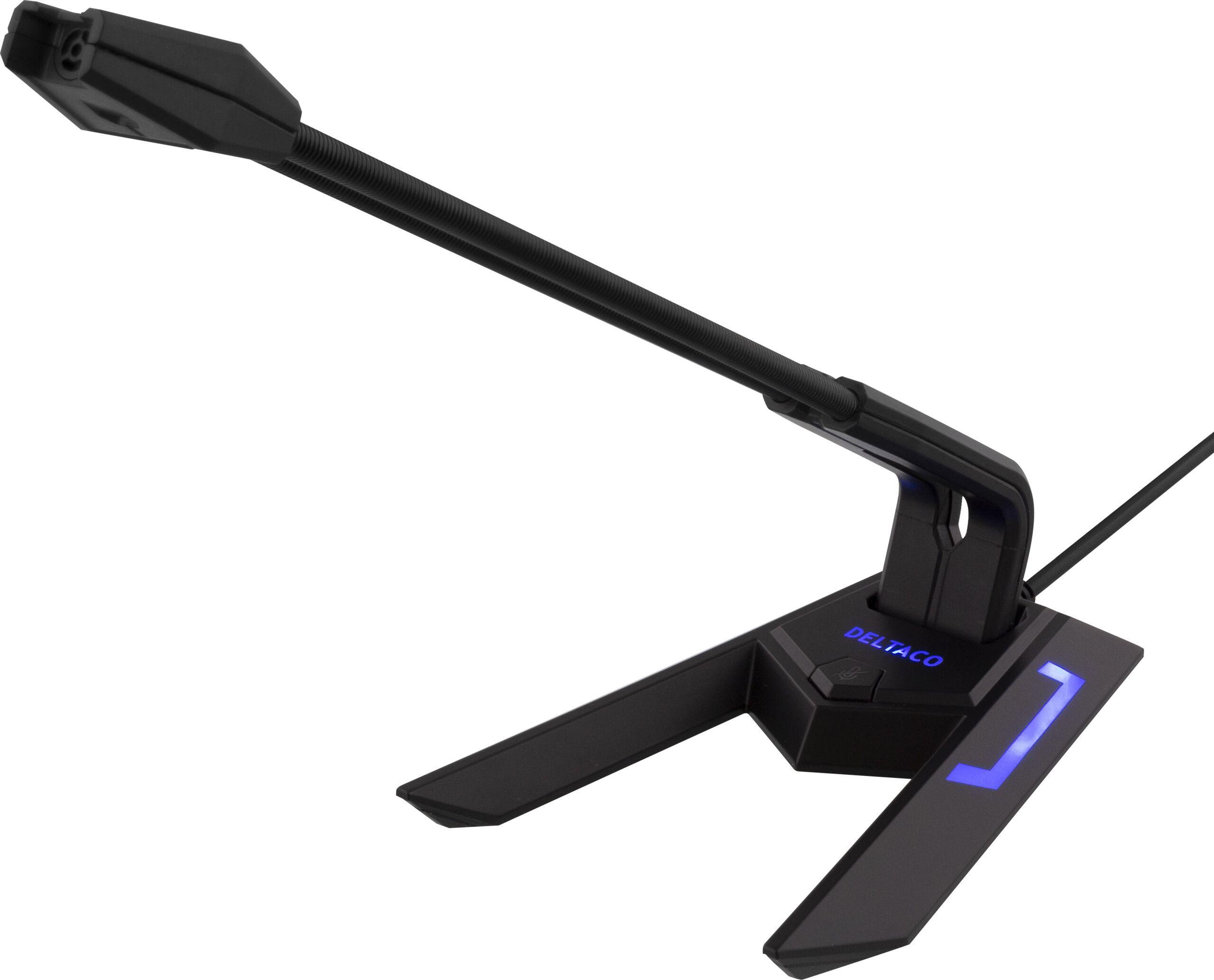 Deltaco Deltaco USB skrivebordsmikrofon