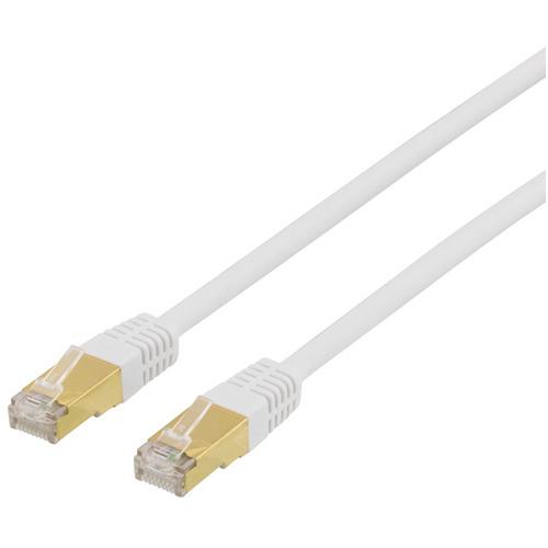 Deltaco Kjøp Deltaco Hvit nettverkskabel CAT7 S/FTP - 5 m