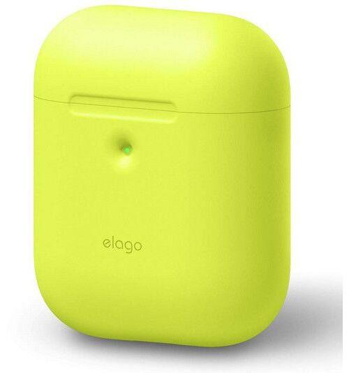 Elago Elago AirPods Silikon Futteral for AirPods Futteral - Neongul/glow in the dark