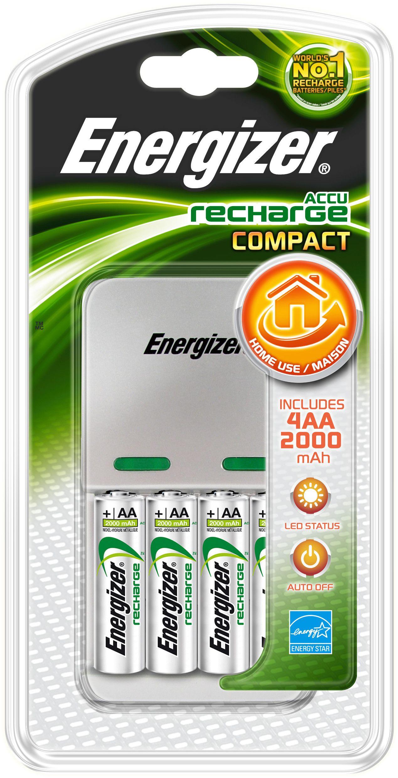 Energizer Energizer Recharge Compact 2000 + 4x AA