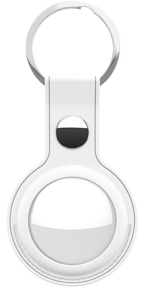KeyBudz KeyBudz nøkkelring i skinn (AirTag) - 2-pakning - Hvit