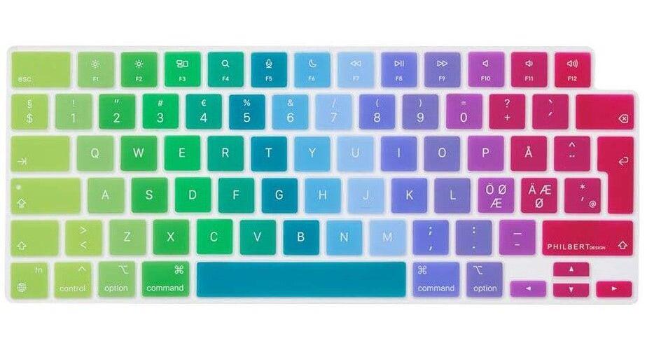 Philbert Philbert Keyboard Cover (Macbook Pro 14/16'' (2021)) - Regnbue