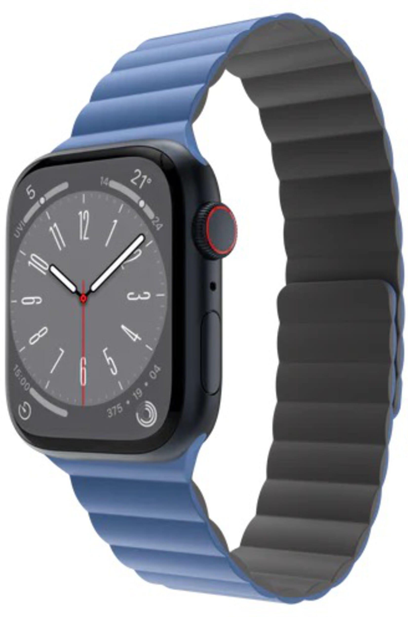 SwitchEasy SwitchEasy Skin Silicone Magnetic Band (Apple Watch 42/41/40/38mm) - Blå
