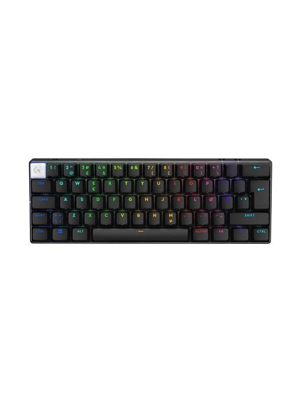 Logitech Logitech G PRO X 60 LIGHTSPEED - Gamingtastatur - Uten numpad - Fransk - Svart