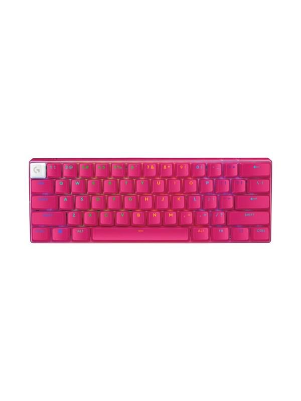 Logitech Logitech G PRO X 60 LIGHTSPEED - Gamingtastatur - Uten numpad - Engelsk (USA) - Rosa