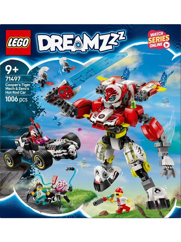 LEGO LEGO DREAMZzz 71497 Coopers tigerrobot og Zeros hotrod