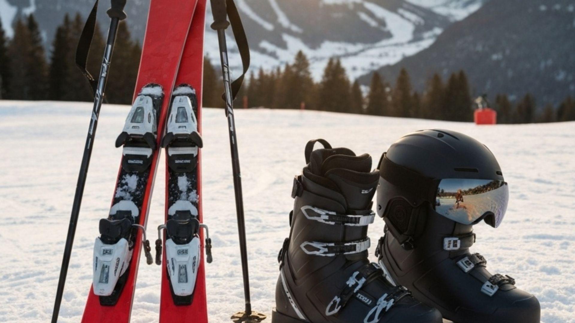 Stemningsbilde for kategorien Alpinutstyr