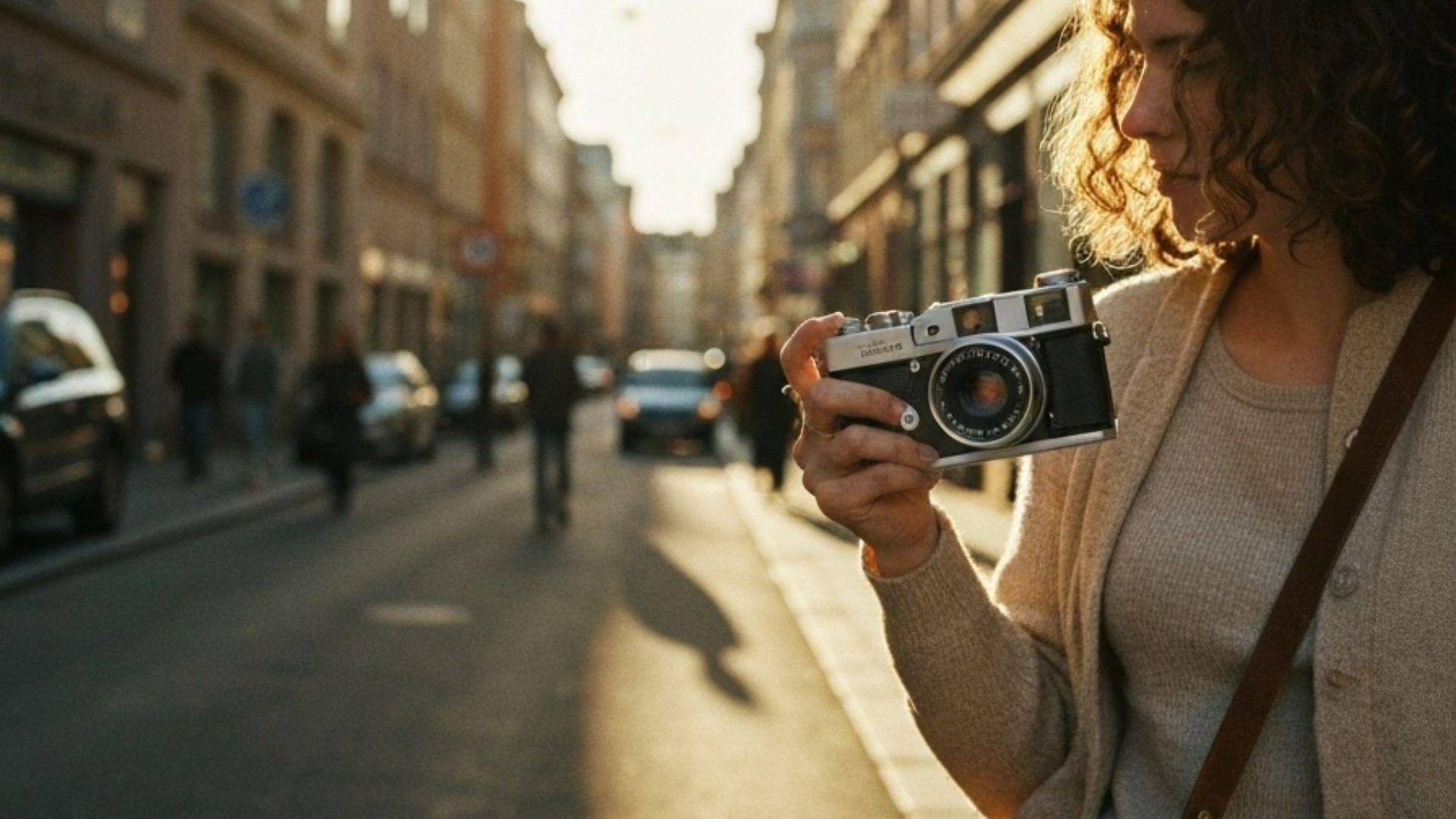 Stemningsbilde for kategorien Analoge kameraer