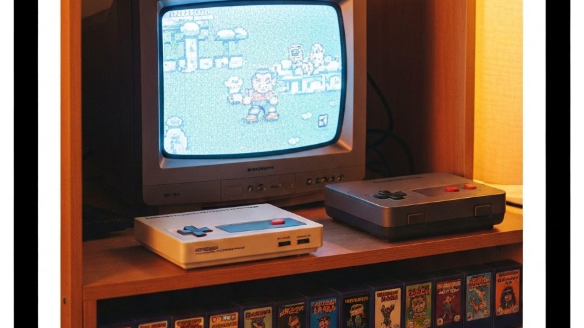 Stemningsbilde for kategorien Retro spillkonsoll
