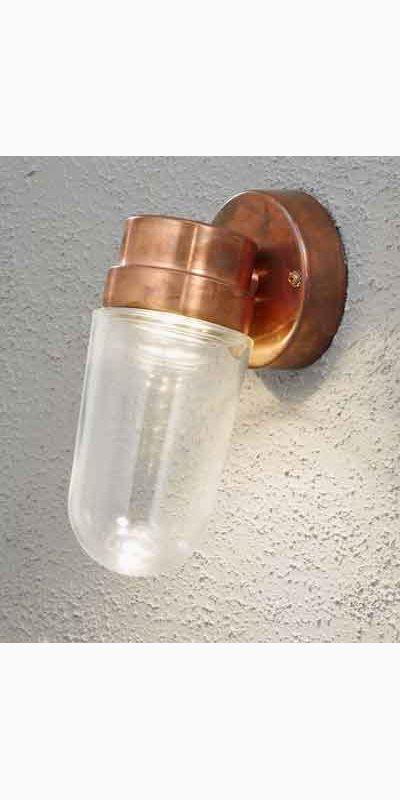 Konstsmide Konstsmide NEW VEGA vegglampe 8W 230V dimbare LED. Kobber. 413-900