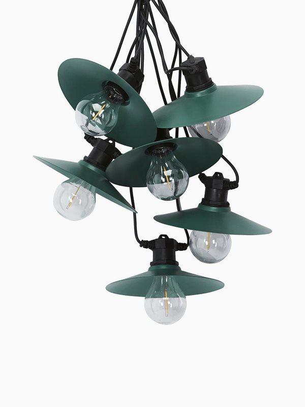 PR Home PR Home Donna Lyslenke 6 LED-pærer Grønn 7,2m IP44
