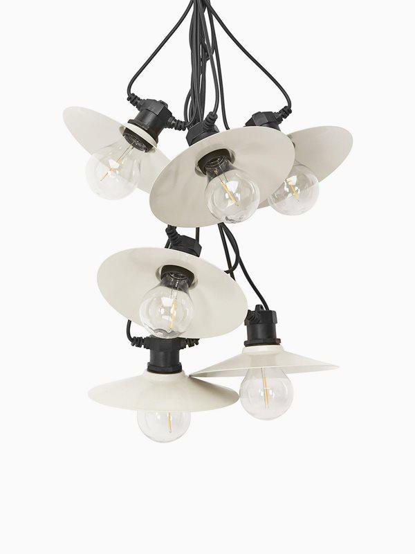 PR Home PR Home Donna Lyslenke 6 LED-pærer Beige 7,2m IP44