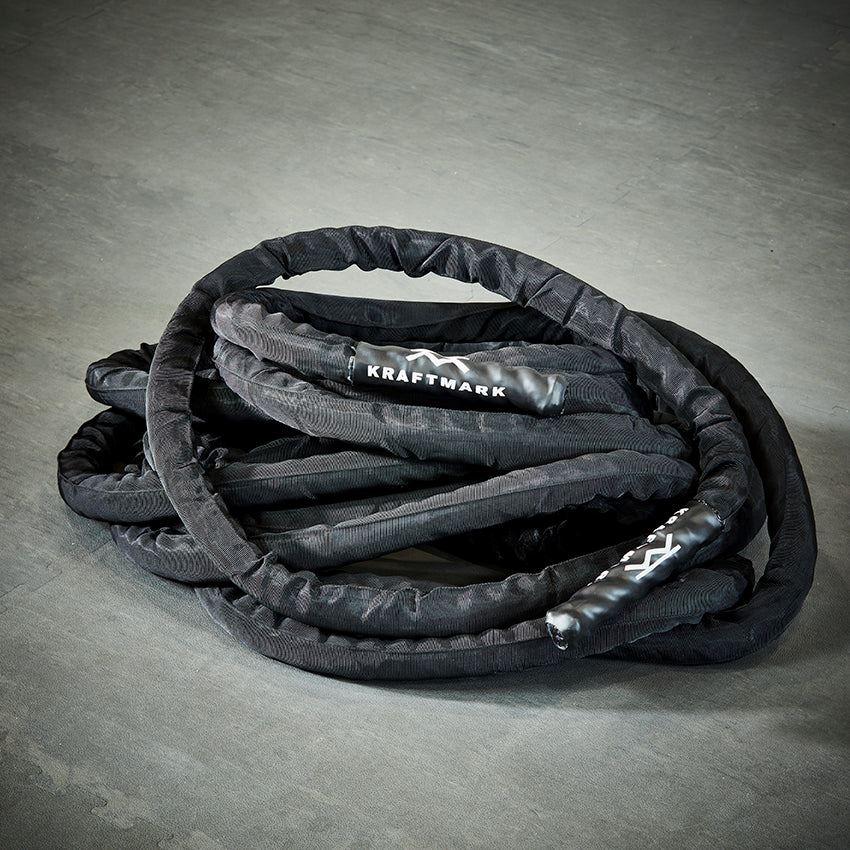 Kraftmark Kraftmark Treningstau - Battlerope Cordura Svart, Battle ropes