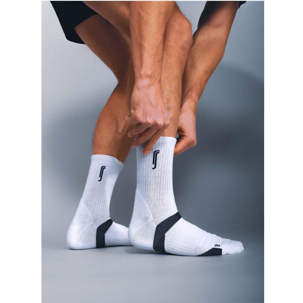 RS RS Cushioned Performance Socks Logo - 2 Pack, Sokker