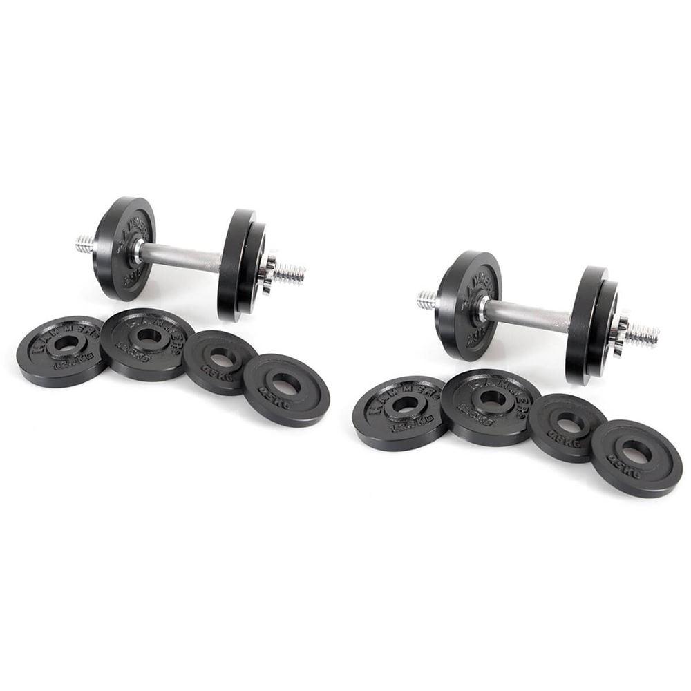 Hammer Sport Hammer Sport Hammer Dumbbell Set Black 30kg (2x item 6721), Manualsett