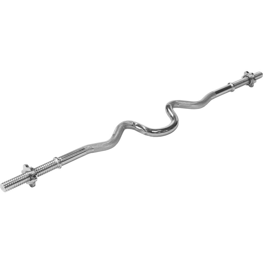 Gorilla Sports Gorilla Sports Krøllestang 120 cm SUPER Stjernelås - 30 mm, Curlstang