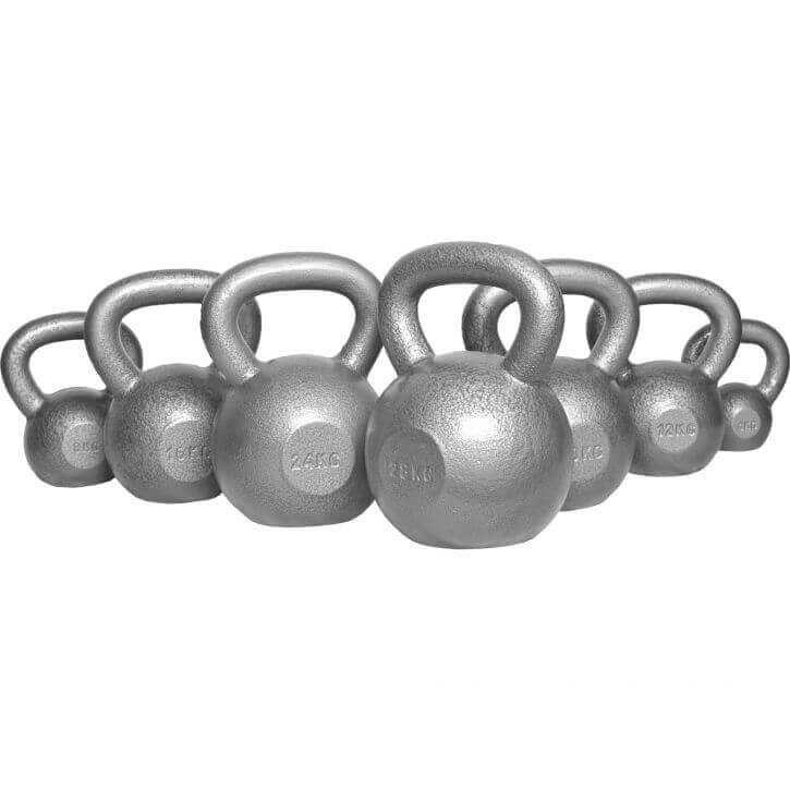Gorilla Sports Gorilla Sports Kettlebell pakke IRON - 144 kg (4-32 kg), Pakke Kettlebell