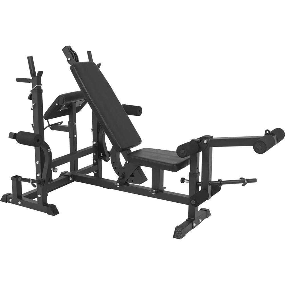 Gorilla Sports Gorilla Sports Treningsbenk Multi, Treningsbenk med skivestangstativ