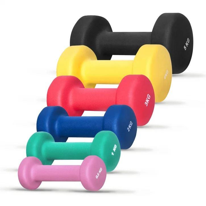Gorilla Sports Gorilla Sports Vinyl manualpakke – totalt 31 kg, Manualer Neopren Vinyl