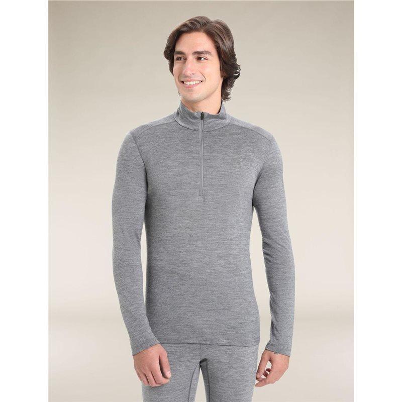Icebreaker Icebreaker M 200 Oasis LS HalfZip Gritstone Hthr-013