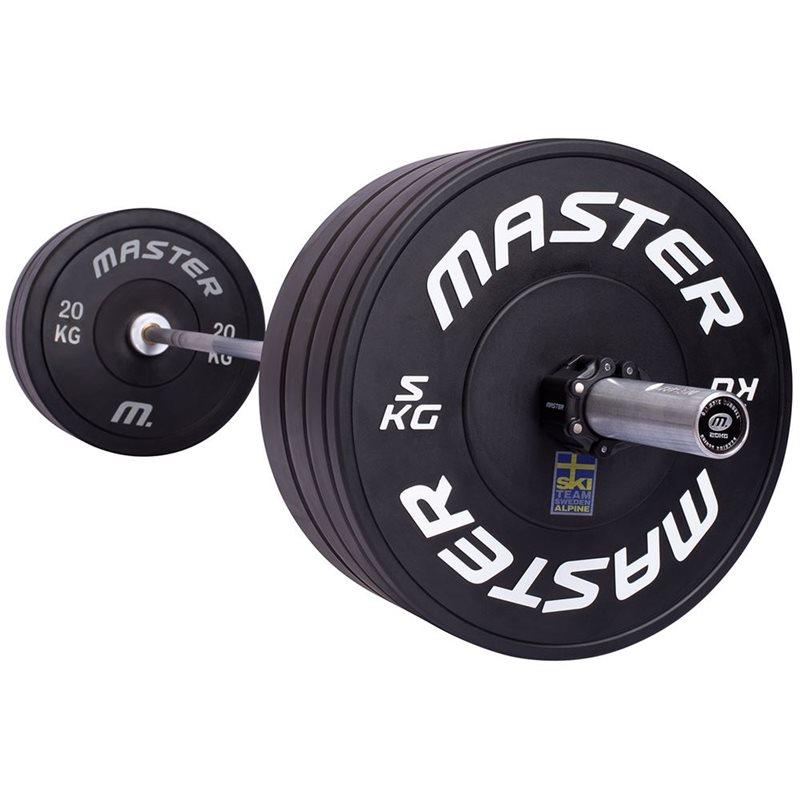 Master Fitness Master Fitness Bumperpaketet 110 kg Ski team, Skivstångsset bumper
