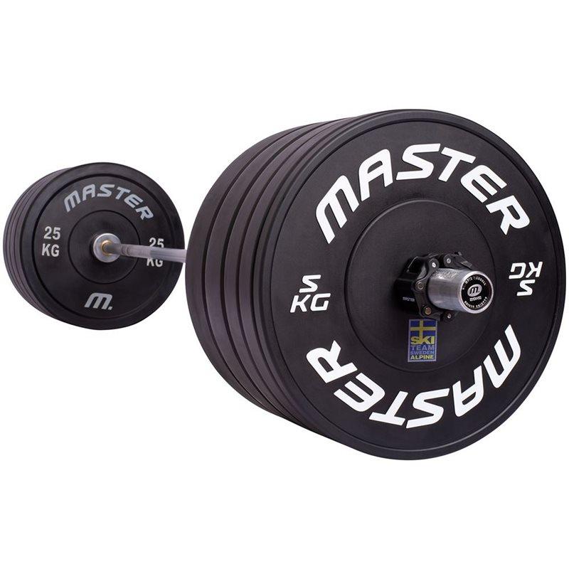 Master Fitness Master Fitness Bumperpaketet 170 kg Ski team, Skivstångsset bumper
