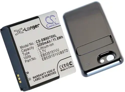Batteri til Samsung GT-I9070 mfl erstatningsbatteri 3200 mAh