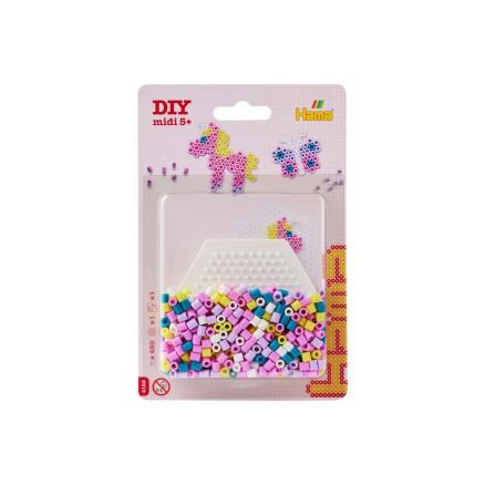 Hama Hama Midi Blisterpakning 4192 Liten sekskantet plate + Perler