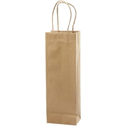 Diverse Papirposer, H: 36 cm, B: 13x8 cm, 125 g, brun, 10 stk. / 1 pk.