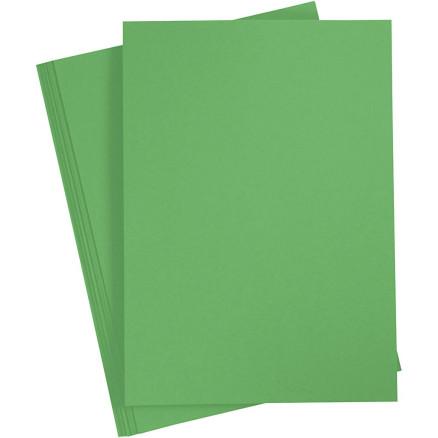 Diverse Kartong, A4, ark 210x297 mm, 180 g, gressgrønn, 20 ark/ 1 pk.