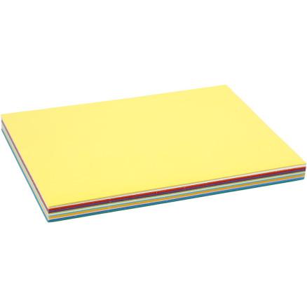 Diverse Vårpapp, A5, ark 148x210 mm, 180 g, ass. farger, 60 ass. ark/ 1 pk.