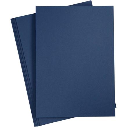 Diverse Kartong, A4, ark 210x297 mm, 220 g, blå, 10 ark/ 1 pk.