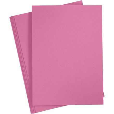 Diverse Kartong, A4, ark 210x297 mm, 220 g, pink, 10 ark/ 1 pk.