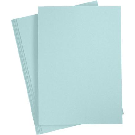 Diverse Papir, A4, ark 210x297 mm, 80 g, lys blå, 20 stk./ 1 pk.