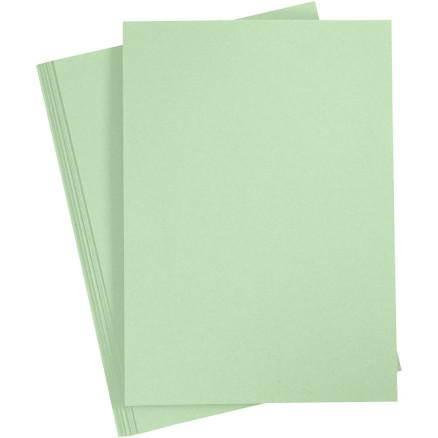 Diverse Papir, A4, ark 210x297 mm, 80 g, Lys Grønn, 20 pk. / 1 pk.