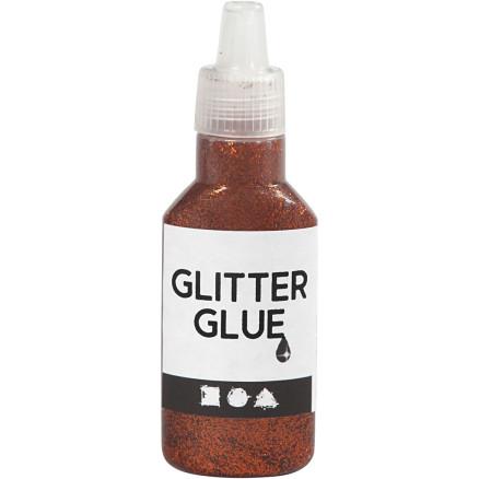 Diverse Glitterlim, orange, 25 ml/ 1 fl.