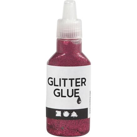 Diverse Glitterlim, pink, 25 ml/ 1 fl.