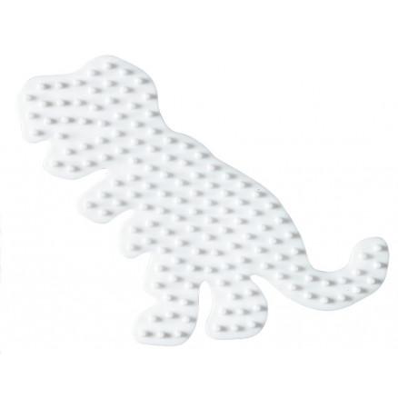 Hama Hama Midi Perleplate Dinosaur Hvit 9,5x11cm - 1 stk