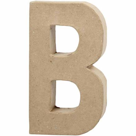 Diverse Bokstav, B, H: 20,5 cm, B: 11,5 cm, tykkelse 2,5 cm, 1 stk.