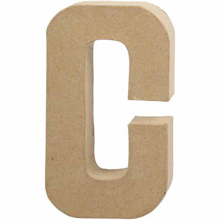 Diverse Bokstav, C, H: 20,5 cm, B: 11,5 cm, tykkelse 2,5 cm, 1 stk.