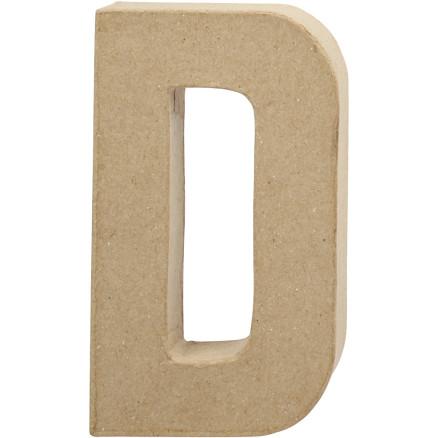 Diverse Bokstav, D, H: 20,2 cm, B: 11,5 cm, tykkelse 2,5 cm, 1 stk.
