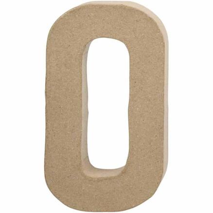 Diverse Bokstav, O, H: 20,4 cm, B: 11,5 cm, tykkelse 2,5 cm, 1 stk.