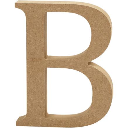 Diverse Bokstav, B, H: 8 cm, tykkelse 1,5 cm, 1 stk.