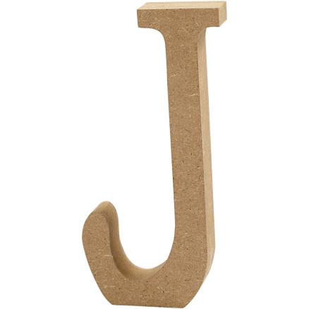 Diverse Bokstav, J, H: 8 cm, tykkelse 1,5 cm, 1 stk.