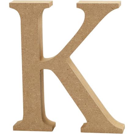 Diverse Bokstav, K, H: 8 cm, tykkelse 1,5 cm, 1 stk.