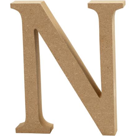 Diverse Bokstav, N, H: 8 cm, tykkelse 1,5 cm, 1 stk.