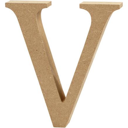 Diverse Bokstav, V, H: 8 cm, tykkelse 1,5 cm, 1 stk.